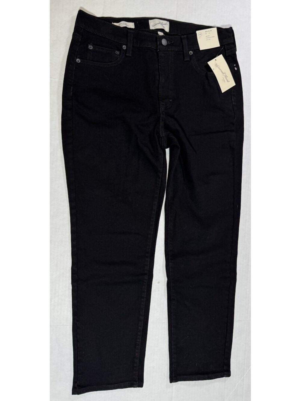 Universal Thread Black Ankle Jeans 80s Slim Mid Rise Womens Size 12 NEW!! NWT!!